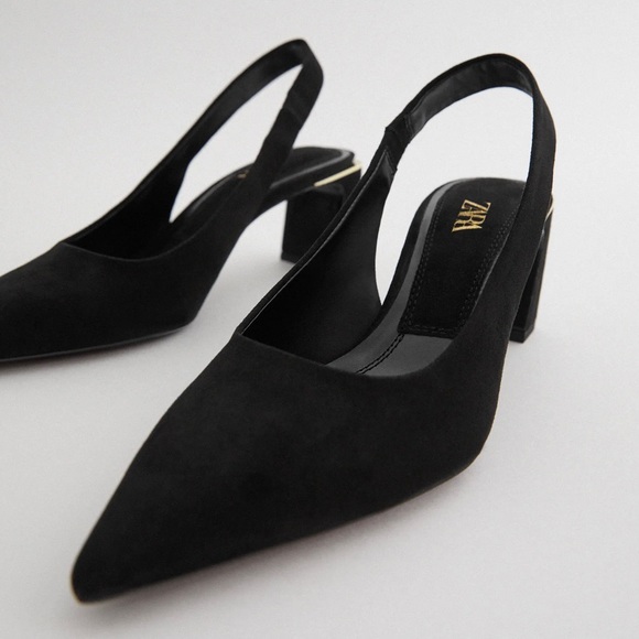 Zara Slingback Heels size 6 - Picture 1 of 5